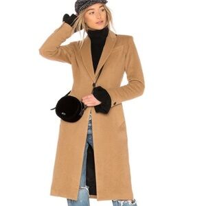 Rag & Bone Wool Tan Camel Hair Peacoat Coat  Size XS or 0